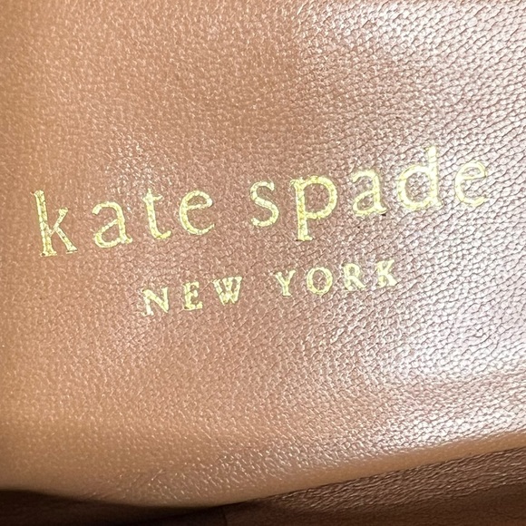 Kate Spade ♠️ Catroux Women’s Black Leather Slip On Loafers Flats Shoes Size 8B - Picture 2 of 11